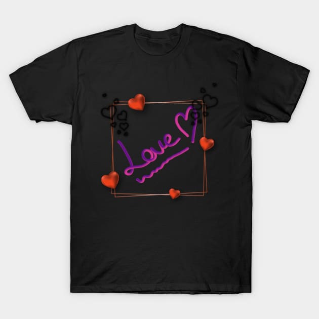 Love T-Shirt by Superboydesign